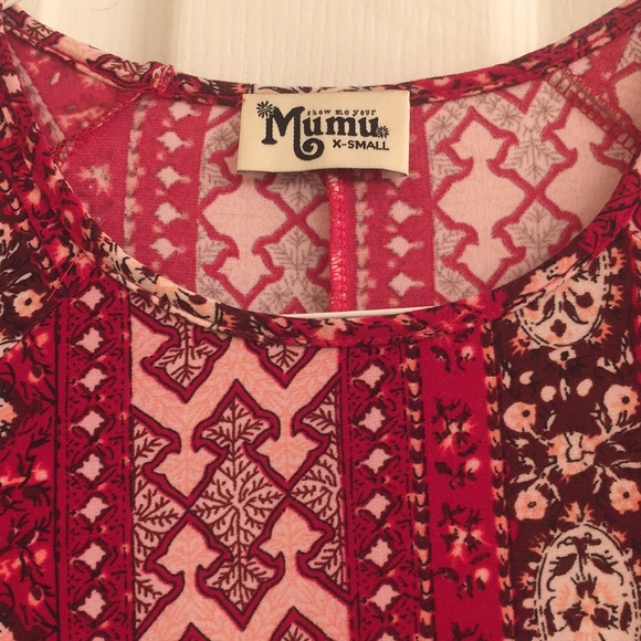 Show Me Your MuMu Patterned Dress - XS - Picture 3 of 4